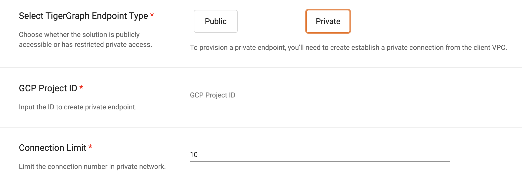 enable private access gcp